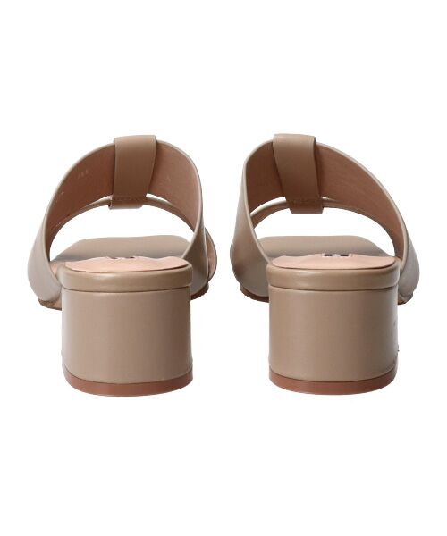 Bridget Birkin / ブリジットバーキン サンダル | 【PARADIS COULEUR】スクエアトウレザーミュールサンダル-(32300P) | 詳細13