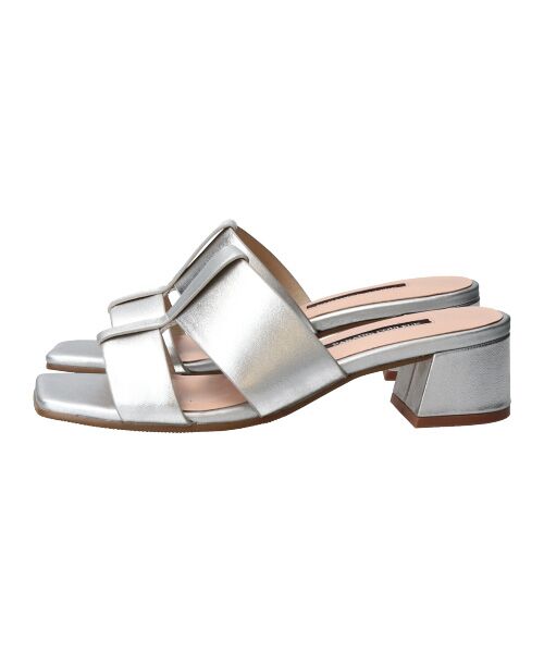 Bridget Birkin / ブリジットバーキン サンダル | 【PARADIS COULEUR】スクエアトウレザーミュールサンダル-(32300P) | 詳細20