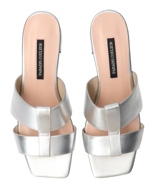 Bridget Birkin / ブリジットバーキン サンダル | 【PARADIS COULEUR】スクエアトウレザーミュールサンダル-(32300P) | 詳細24