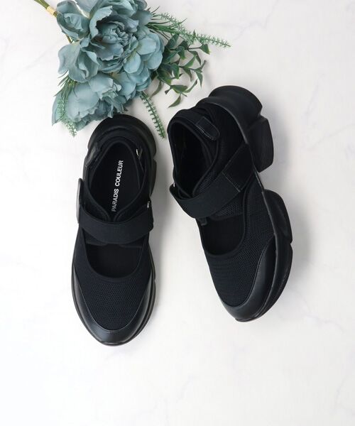 Bridget Birkin / ブリジットバーキン スニーカー | 【PARADIS COULEUR】ボリュームソールストラップスニーカー-(35004P) | 詳細9