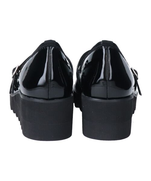 Bridget Birkin / ブリジットバーキン パンプス | 【Round About】厚底ダブルストラップパンプス-(41015D) | 詳細7