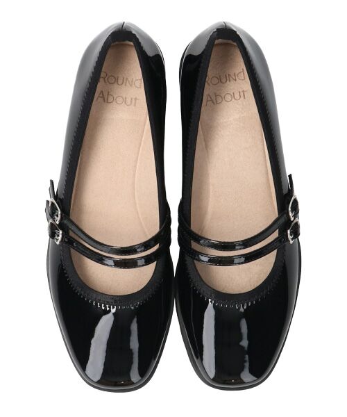 Bridget Birkin / ブリジットバーキン パンプス | 【Round About】厚底ダブルストラップパンプス-(41015D) | 詳細8