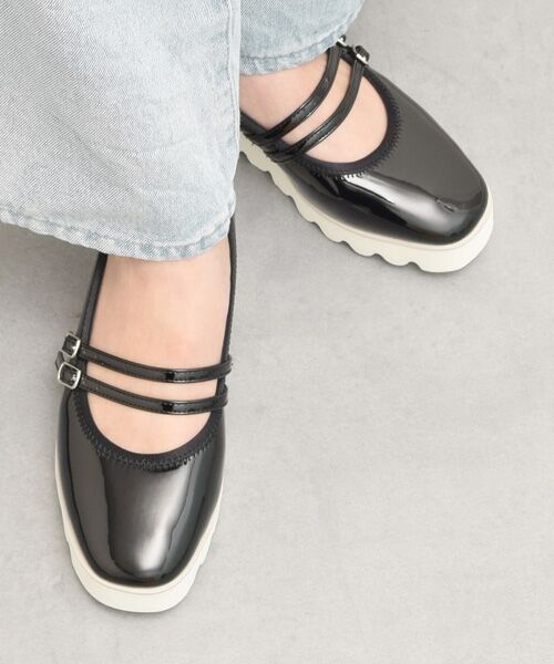 Bridget Birkin / ブリジットバーキン パンプス | 【Round About】厚底ダブルストラップパンプス-(41015D) | 詳細11