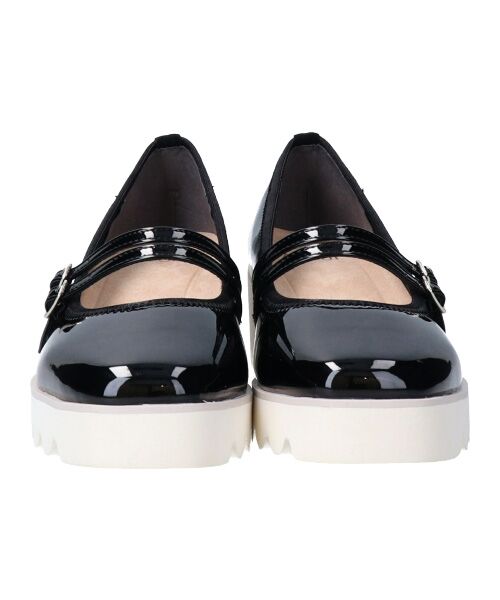 Bridget Birkin / ブリジットバーキン パンプス | 【Round About】厚底ダブルストラップパンプス-(41015D) | 詳細14