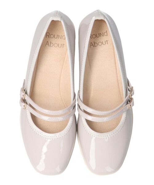 Bridget Birkin / ブリジットバーキン パンプス | 【Round About】厚底ダブルストラップパンプス-(41015D) | 詳細27