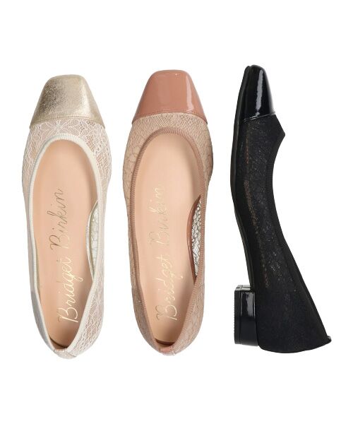 Bridget Birkin / ブリジットバーキン パンプス | 【Bridget Birkin】花柄レースコンビパンプス-(51022B) | 詳細29