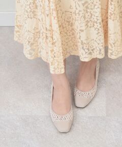 Bridget Birkin / ブリジットバーキン パンプス | 【Bridget Birkin】レースチュール切り替えパンプス-(51030B)