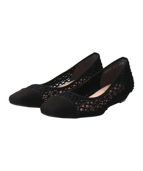 Bridget Birkin / ブリジットバーキン パンプス | 【Bridget Birkin】レースチュール切り替えパンプス-(51030B) | 詳細2