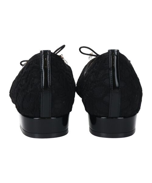 Bridget Birkin / ブリジットバーキン パンプス | 【Bridget Birkin】スクエアレースバレエパンプス-(51032B) | 詳細5