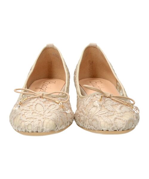 Bridget Birkin / ブリジットバーキン パンプス | 【Bridget Birkin】スクエアレースバレエパンプス-(51032B) | 詳細10