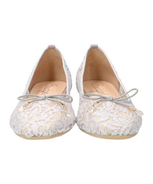 Bridget Birkin / ブリジットバーキン パンプス | 【Bridget Birkin】スクエアレースバレエパンプス-(51032B) | 詳細17