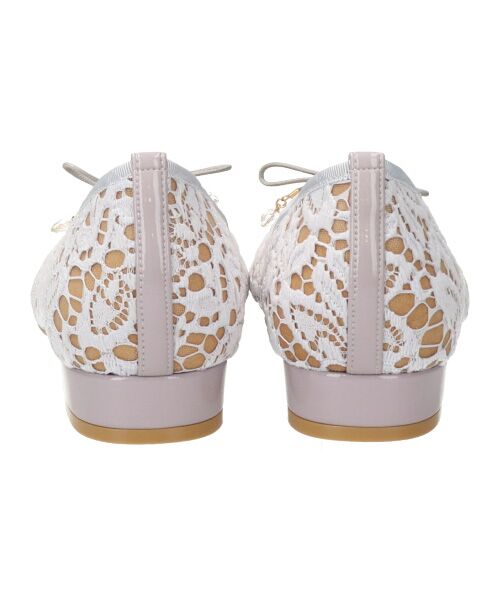 Bridget Birkin / ブリジットバーキン パンプス | 【Bridget Birkin】スクエアレースバレエパンプス-(51032B) | 詳細21