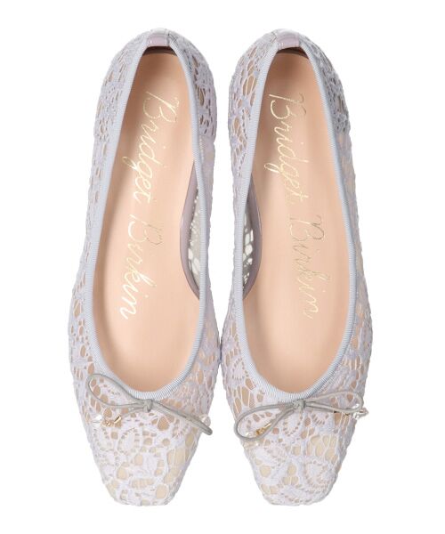 Bridget Birkin / ブリジットバーキン パンプス | 【Bridget Birkin】スクエアレースバレエパンプス-(51032B) | 詳細22