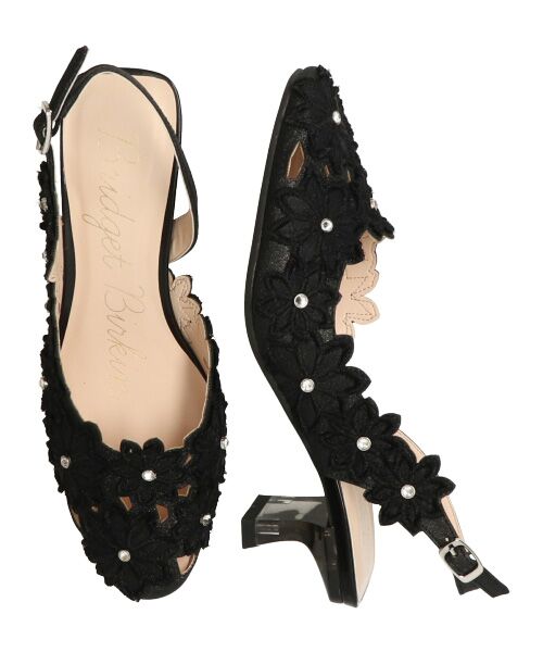 Bridget Birkin / ブリジットバーキン パンプス | 【Bridget Birkin】フラワーカットワークバックバンドパンプス-(51303B) | 詳細8