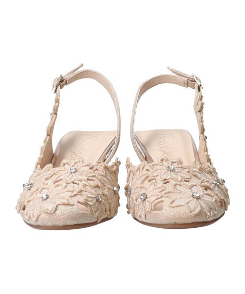 Bridget Birkin / ブリジットバーキン パンプス | 【Bridget Birkin】フラワーカットワークバックバンドパンプス-(51303B) | 詳細11