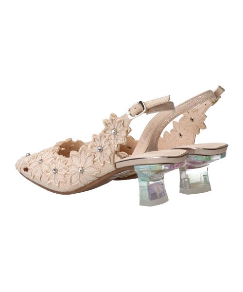 Bridget Birkin / ブリジットバーキン パンプス | 【Bridget Birkin】フラワーカットワークバックバンドパンプス-(51303B) | 詳細14