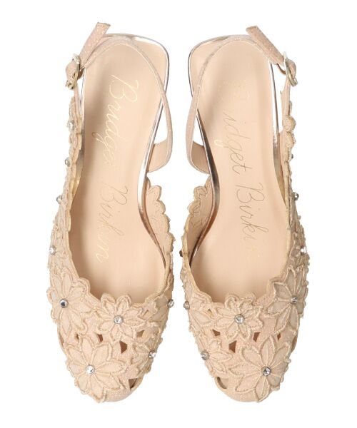 Bridget Birkin / ブリジットバーキン パンプス | 【Bridget Birkin】フラワーカットワークバックバンドパンプス-(51303B) | 詳細16