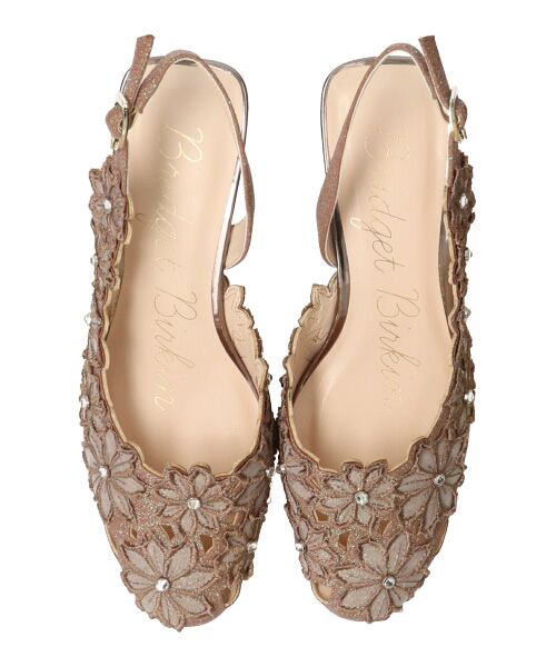 Bridget Birkin / ブリジットバーキン パンプス | 【Bridget Birkin】フラワーカットワークバックバンドパンプス-(51303B) | 詳細25