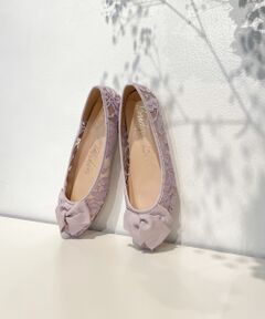 青ねこ⭐︎お値下げしました⭐︎ Often フリル付きベージュフラットシューズ 青ねこ様専用⭐︎お値下げしました⭐︎ Often フリル付き