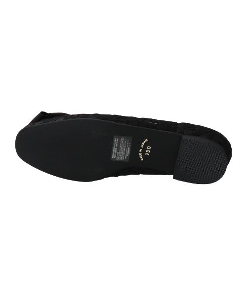 Bridget Birkin / ブリジットバーキン フラットシューズ | 【Bridget Birkin】グログランリボンレースパンプス-(51522B) | 詳細3