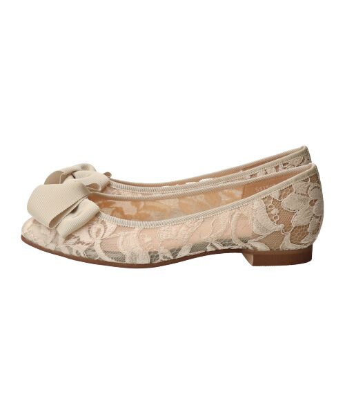 Bridget Birkin / ブリジットバーキン フラットシューズ | 【Bridget Birkin】グログランリボンレースパンプス-(51522B) | 詳細10