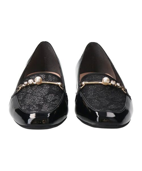 Bridget Birkin / ブリジットバーキン ビジネス・ドレスシューズ | 【Bridget Birkin】レースコンビパールビットローファー-(51625B) | 詳細1