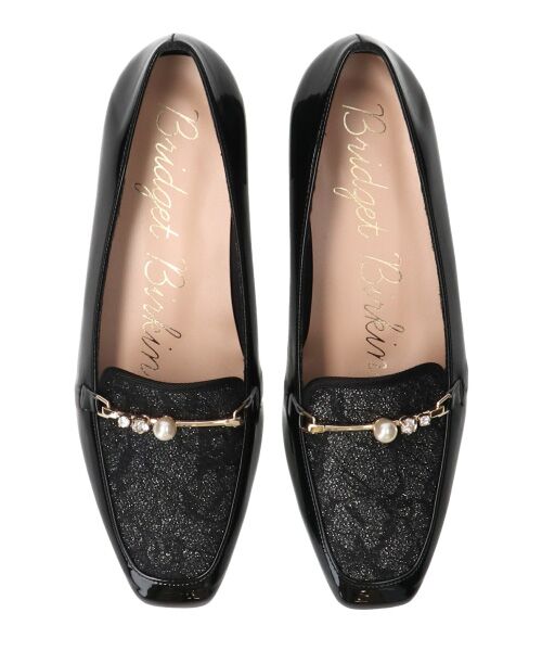 Bridget Birkin / ブリジットバーキン ビジネス・ドレスシューズ | 【Bridget Birkin】レースコンビパールビットローファー-(51625B) | 詳細5