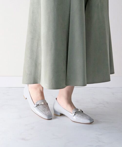 Bridget Birkin / ブリジットバーキン ビジネス・ドレスシューズ | 【Bridget Birkin】レースコンビパールビットローファー-(51625B) | 詳細23