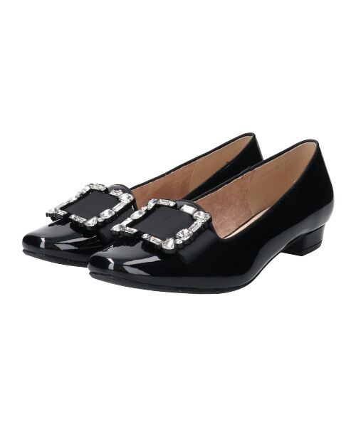 Bridget Birkin / ブリジットバーキン パンプス | 【Bridget Birkin】ビジューバックルローファー-(51626B) | 詳細1