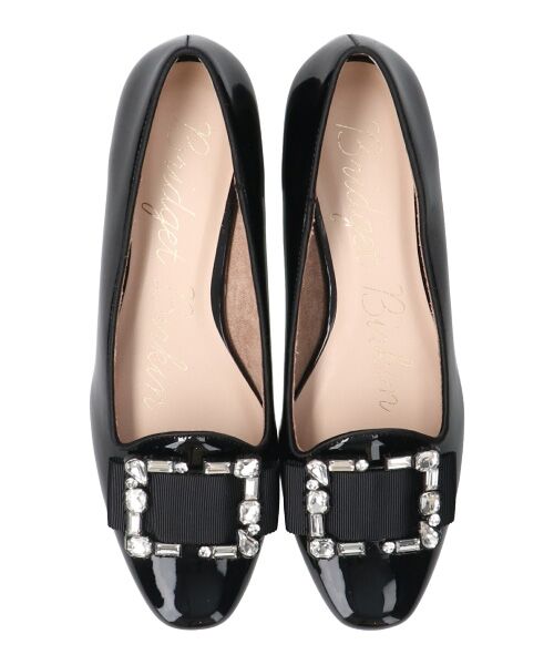 Bridget Birkin / ブリジットバーキン パンプス | 【Bridget Birkin】ビジューバックルローファー-(51626B) | 詳細5