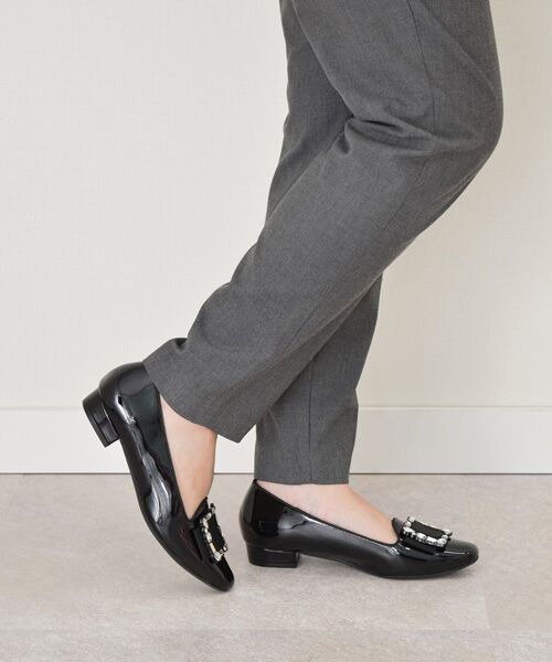 Bridget Birkin / ブリジットバーキン パンプス | 【Bridget Birkin】ビジューバックルローファー-(51626B) | 詳細9