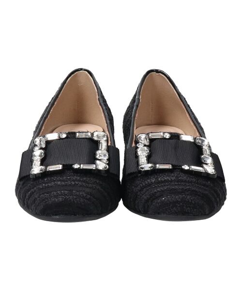 Bridget Birkin / ブリジットバーキン パンプス | 【Bridget Birkin】ビジューバックルローファー-(51626B) | 詳細10