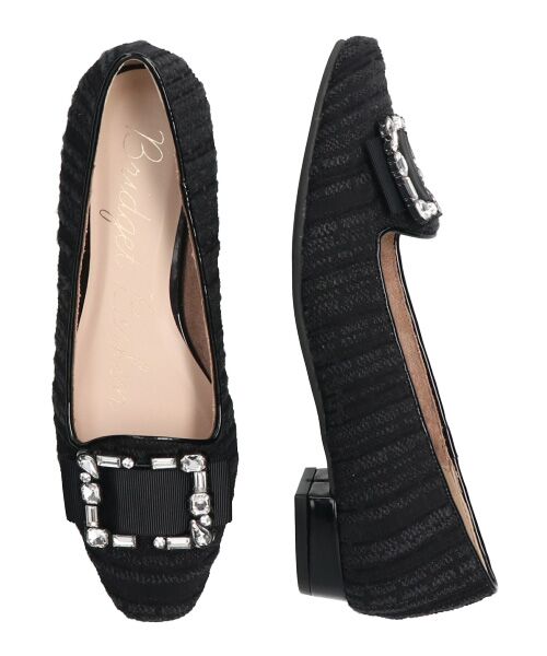 Bridget Birkin / ブリジットバーキン パンプス | 【Bridget Birkin】ビジューバックルローファー-(51626B) | 詳細15