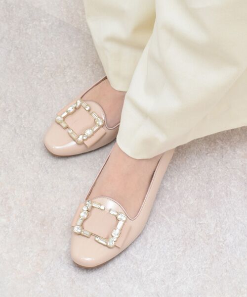 Bridget Birkin / ブリジットバーキン パンプス | 【Bridget Birkin】ビジューバックルローファー-(51626B) | 詳細30