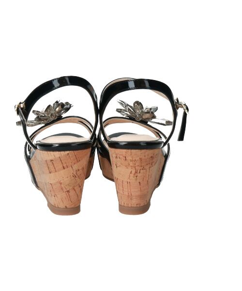 Bridget Birkin / ブリジットバーキン サンダル | 【Bridget Birkin】クリスタルフラワーサンダル-(52151B) | 詳細5