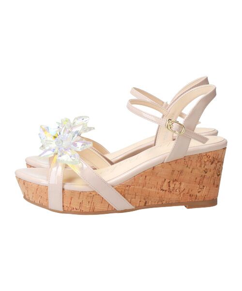 Bridget Birkin / ブリジットバーキン サンダル | 【Bridget Birkin】クリスタルフラワーサンダル-(52151B) | 詳細20