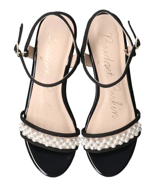 Bridget Birkin / ブリジットバーキン サンダル | 【Bridget Birkin】パール飾りPVC厚底サンダル-(52152B) | 詳細6