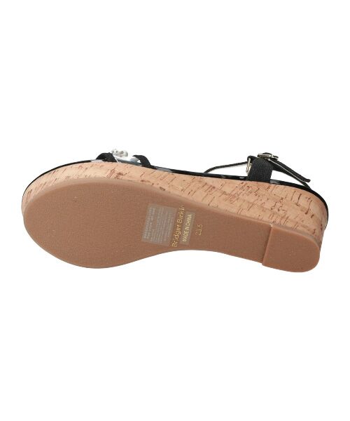 Bridget Birkin / ブリジットバーキン サンダル | 【Bridget Birkin】パール飾りPVC厚底サンダル-(52152B) | 詳細7