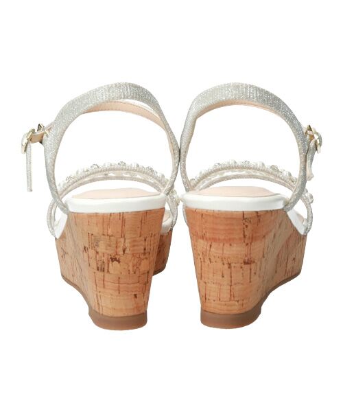 Bridget Birkin / ブリジットバーキン サンダル | 【Bridget Birkin】パール飾りPVC厚底サンダル-(52152B) | 詳細13