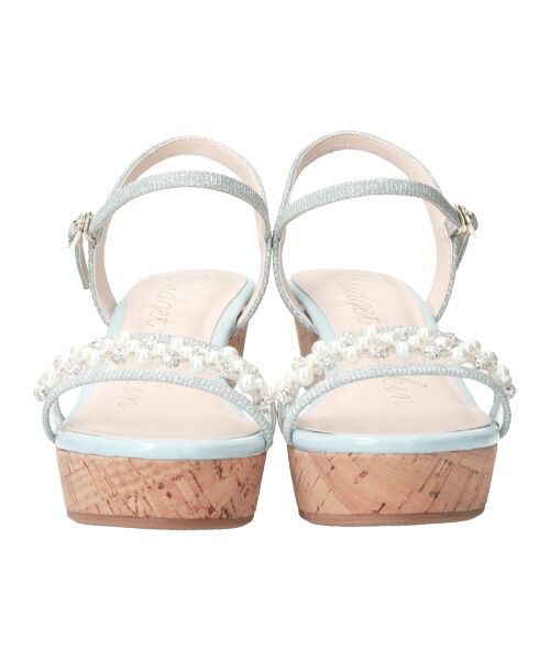 Bridget Birkin / ブリジットバーキン サンダル | 【Bridget Birkin】パール飾りPVC厚底サンダル-(52152B) | 詳細23