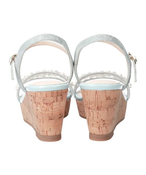 Bridget Birkin / ブリジットバーキン サンダル | 【Bridget Birkin】パール飾りPVC厚底サンダル-(52152B) | 詳細27