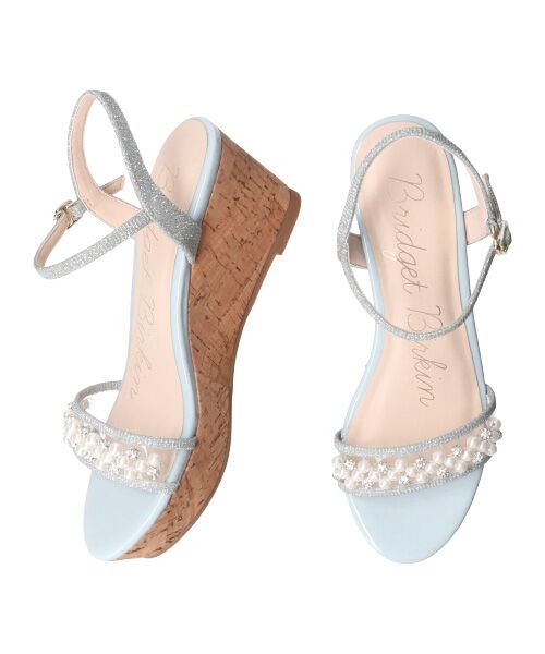 Bridget Birkin / ブリジットバーキン サンダル | 【Bridget Birkin】パール飾りPVC厚底サンダル-(52152B) | 詳細29