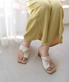 Bridget Birkin / ブリジットバーキン サンダル | 【Bridget Birkin】甲深トングサンダル-(52304B)