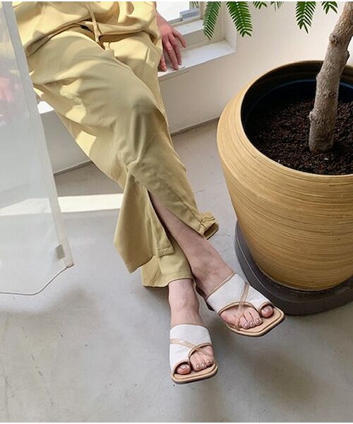 Bridget Birkin / ブリジットバーキン サンダル | 【Bridget Birkin】甲深トングサンダル-(52304B) | 詳細18