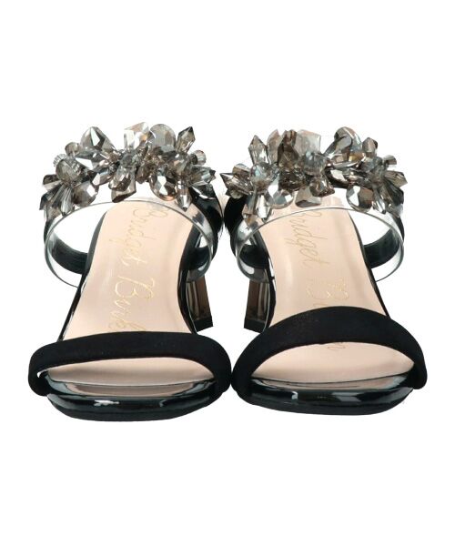 Bridget Birkin / ブリジットバーキン サンダル | 【Bridget Birkin】甲ビジュークリアヒールサンダル-(52310B) | 詳細1