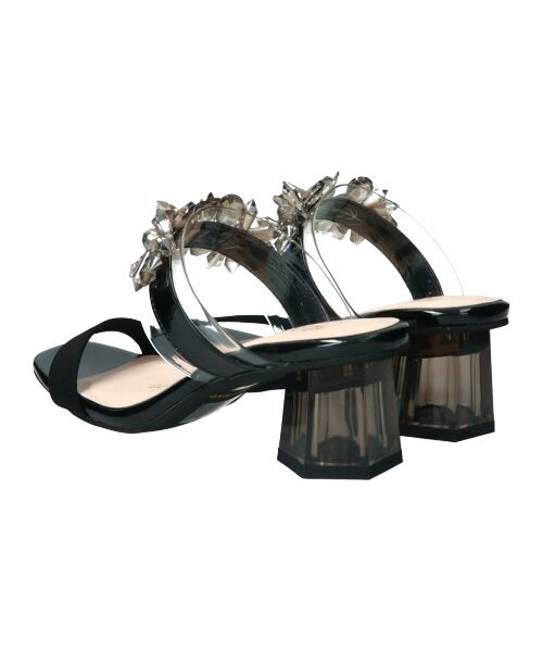 Bridget Birkin / ブリジットバーキン サンダル | 【Bridget Birkin】甲ビジュークリアヒールサンダル-(52310B) | 詳細4