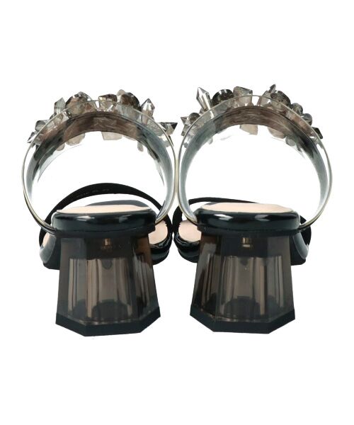 Bridget Birkin / ブリジットバーキン サンダル | 【Bridget Birkin】甲ビジュークリアヒールサンダル-(52310B) | 詳細5