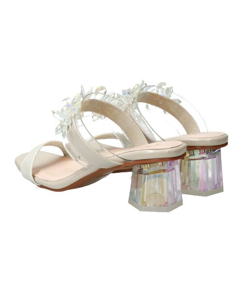 Bridget Birkin / ブリジットバーキン サンダル | 【Bridget Birkin】甲ビジュークリアヒールサンダル-(52310B) | 詳細13