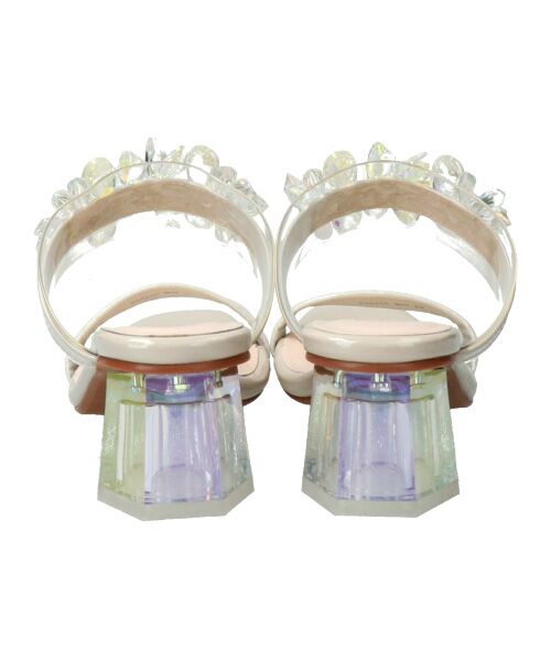 Bridget Birkin / ブリジットバーキン サンダル | 【Bridget Birkin】甲ビジュークリアヒールサンダル-(52310B) | 詳細14