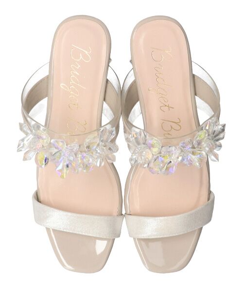 Bridget Birkin / ブリジットバーキン サンダル | 【Bridget Birkin】甲ビジュークリアヒールサンダル-(52310B) | 詳細15